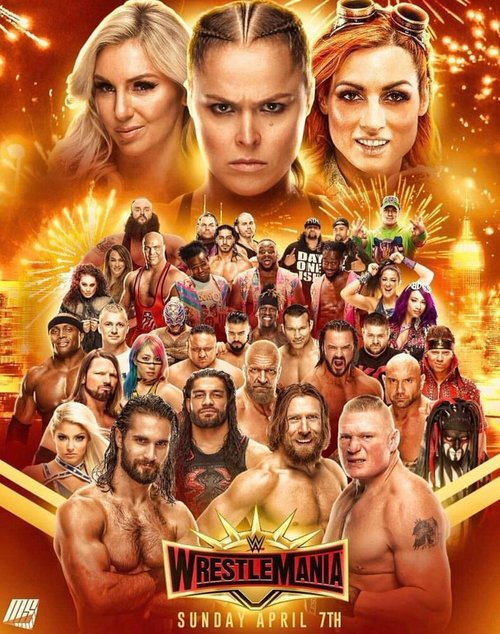 Смотреть WWE Рестлмания 35 в HD качестве 720p-1080p