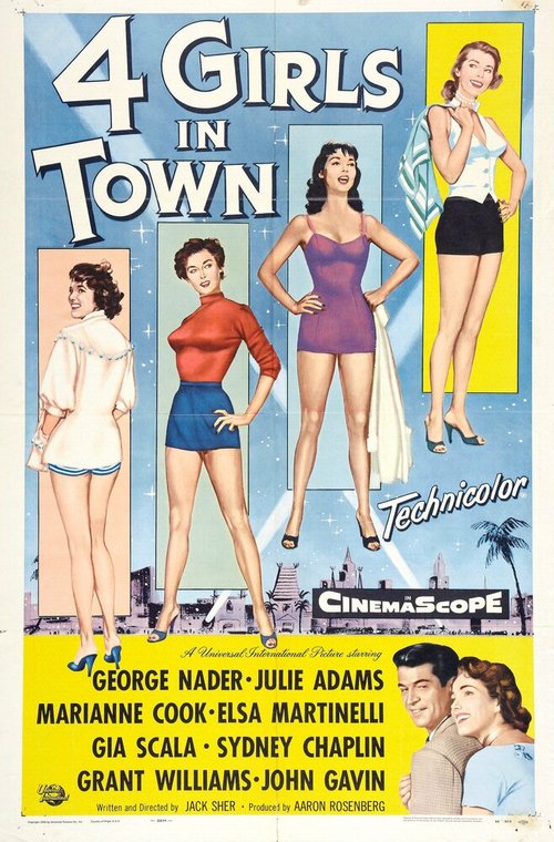 Смотреть Four Girls in Town в HD качестве 720p-1080p