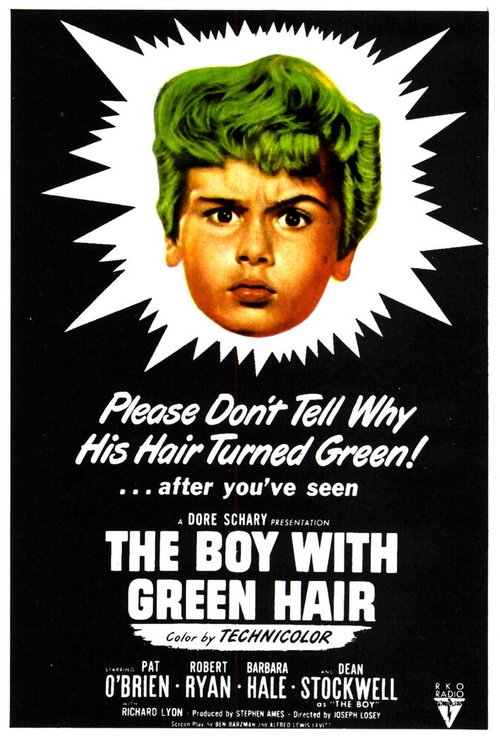 Смотреть Мальчик с зелеными волосами онлайн в HD качестве 720p-1080p
